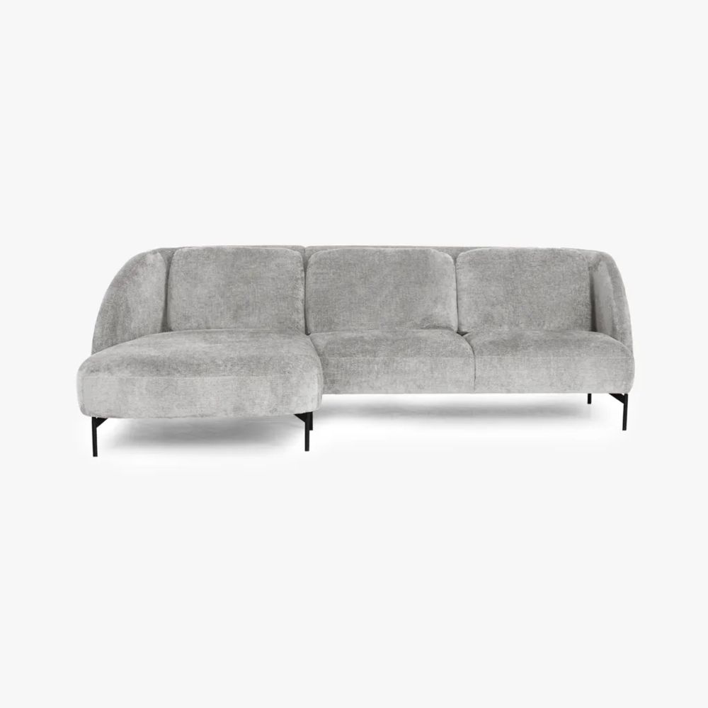 Sofá NOVO com chaise longue esquerda cinza