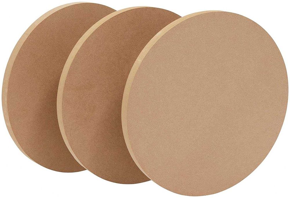 PŁYTA MDF SUROWA KOŁO FORMATKA śr. 800 mm, gr. 8 mm - 1 sztuka