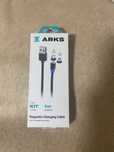 Kabel USB - Micro USB/USB Typ C ARKS 1 m 2w1 Czarny