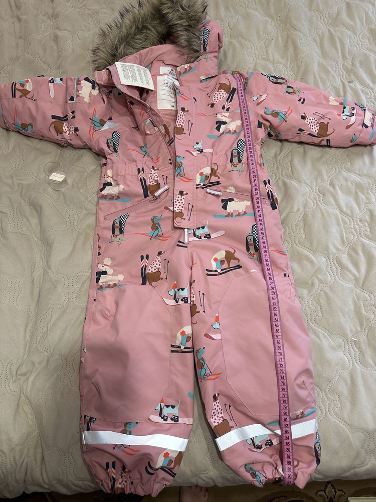 H&M зимовий комбінезон з капюшоном, новий, р. 3–4 роки