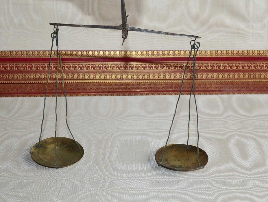 Balança Antiga de Mercador, Seculo XIX