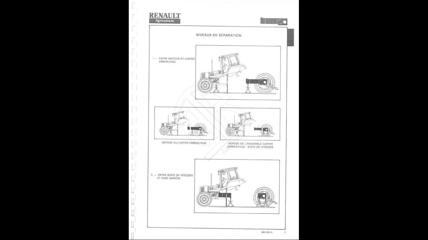 Ciągnik RENAULT 145-14 instrukcja napraw WARSZTATOWA - RARYTAS!