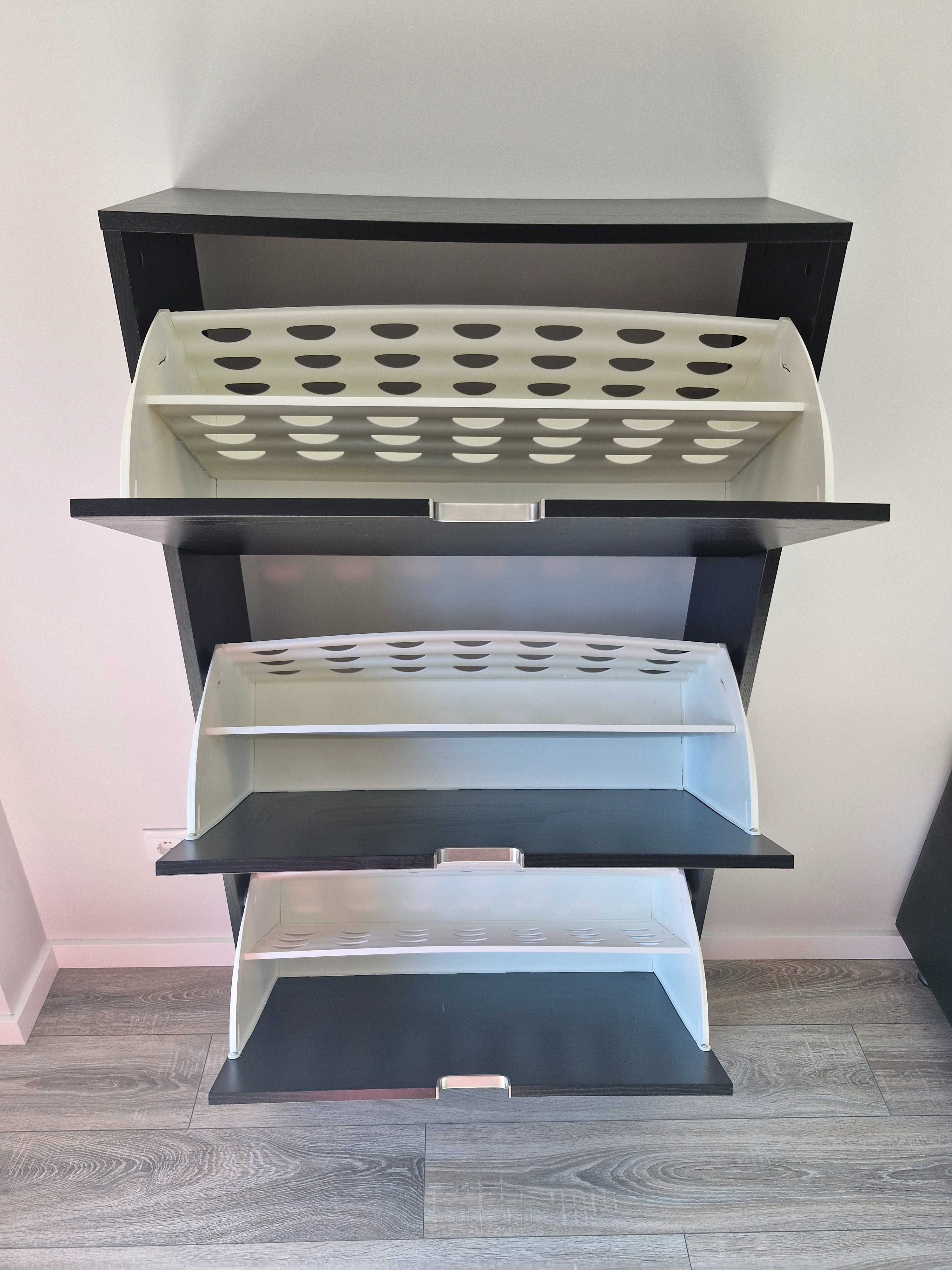 Sapateira Castanha IKEA STÄLL Preto-Castanho