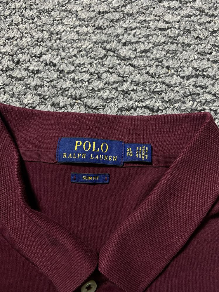 Футболкас воротником polo ralph lauren