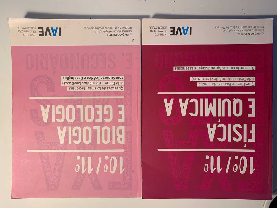 Livros Preparação Exame Nacional/Testes