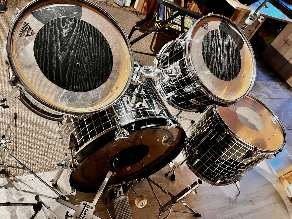 Perkusja Yamaha 5000 ’Black Chrome’ 80s