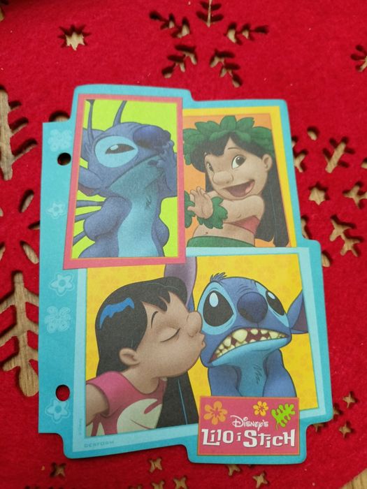 Karteczka do segregatora Lilo i Stich
