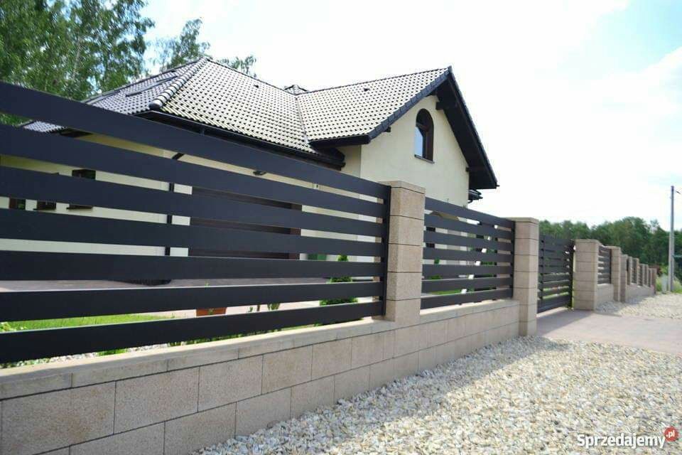 Ogrodzenia kompleksowo, murowane, panelowe, metalowe. Bramy, furtki