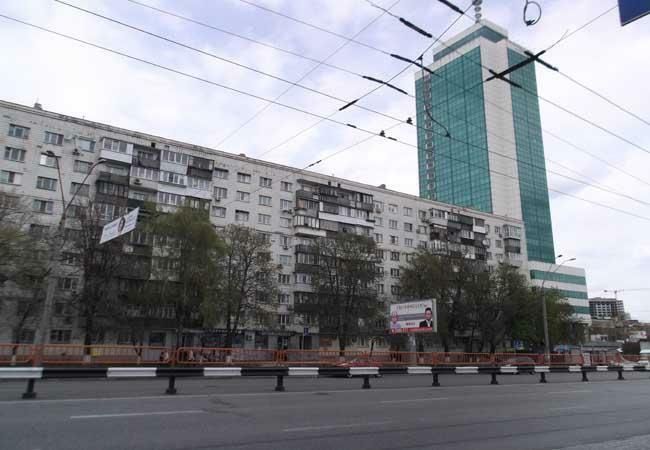 Фасад ! Центр, просп. Берестейський, 16, комерційне приміщення 46 кв.м