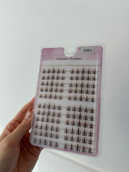 Sztuczne rzęsy brązowe delikatne anime rzęsy bondingowe