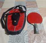 Raquete Ping Pong + 3 Bolas