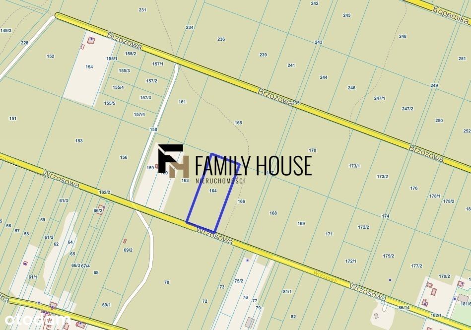 Działka budowlana - 5393 m² ul. Wrzosowa, Zagórze