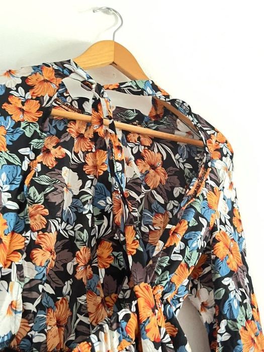 Vestido Florido S Costas Expostas- Flowery Dress S Exposed Back