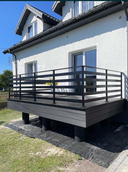 Balustrady balustrada nierdzewna malowana proszkowo stali nierdzewnej