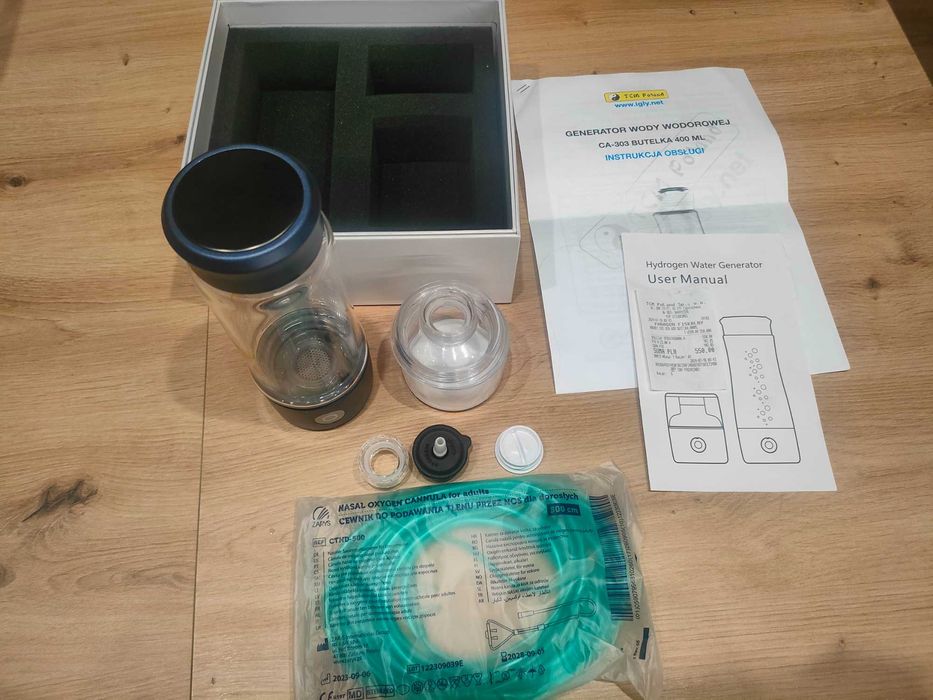 Zestaw Jonizator Aquator Vivo i Butelka Wodorowa