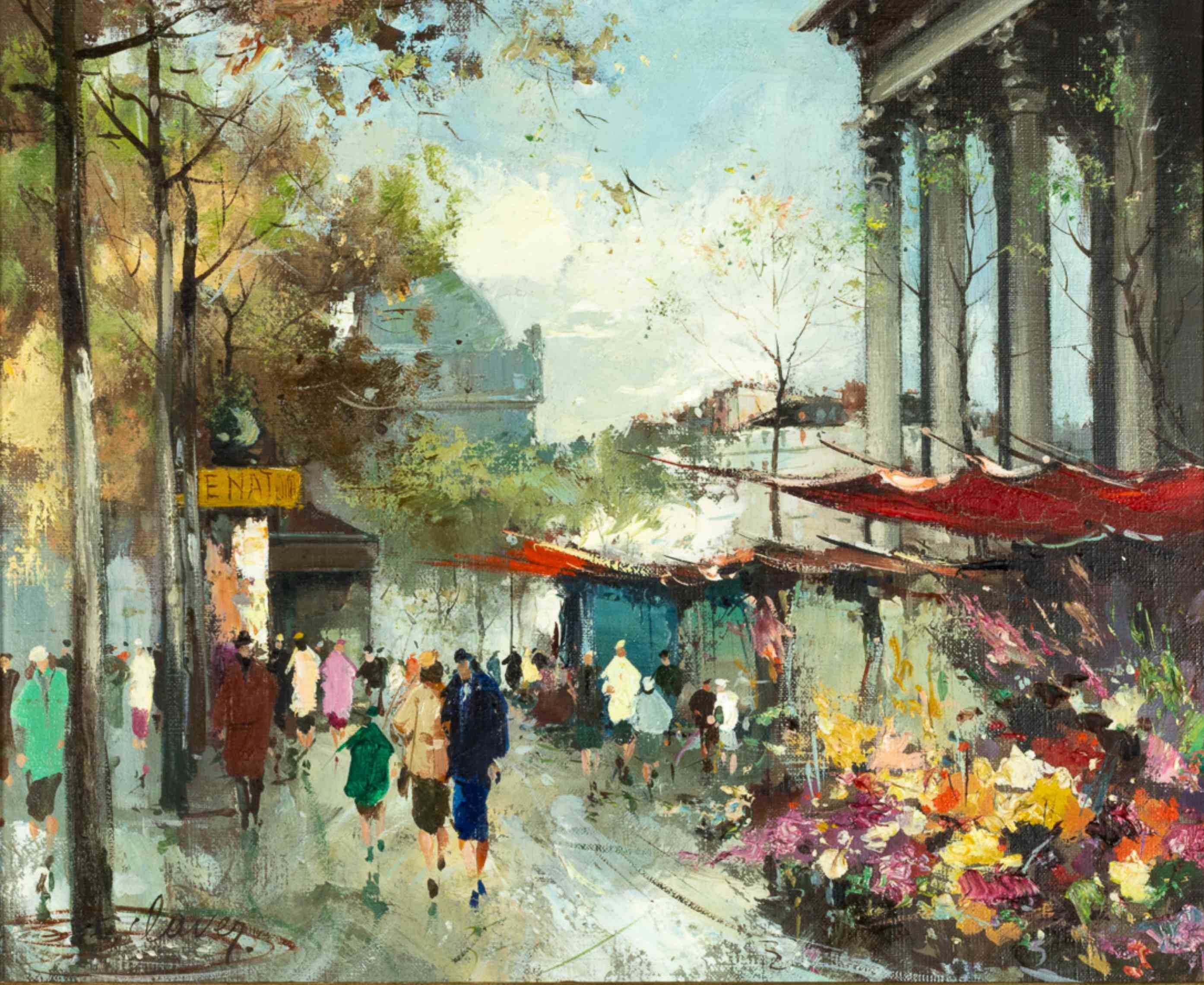Pintura Impressionismo mercado Paris François Claver | século XX