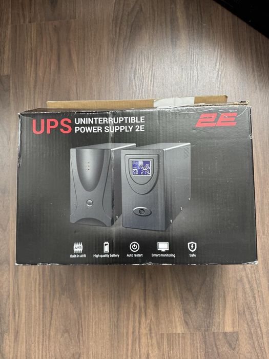 ДБЖ 2E ED2000, 2000va/1200w, led, 2xschuko (2E-ED2000)