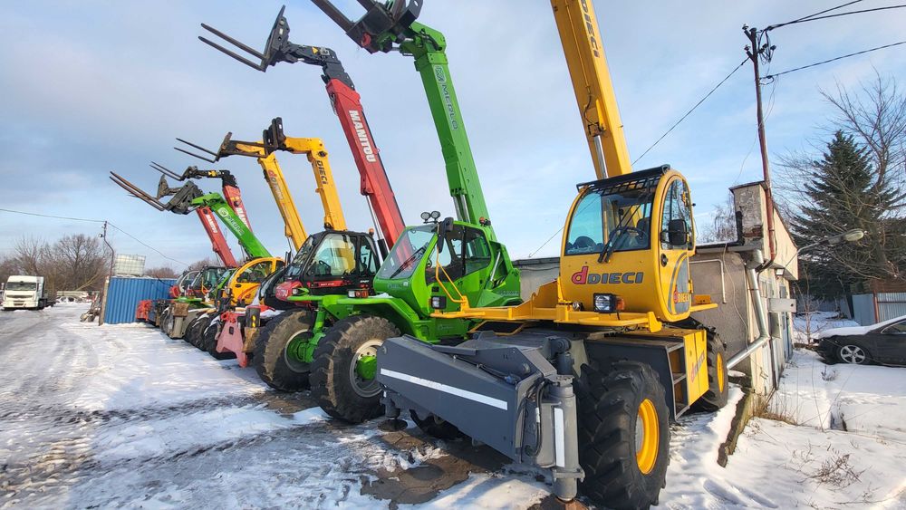 Ładowarka teleskopowa z operatorem usługi ładowarką teleskopową