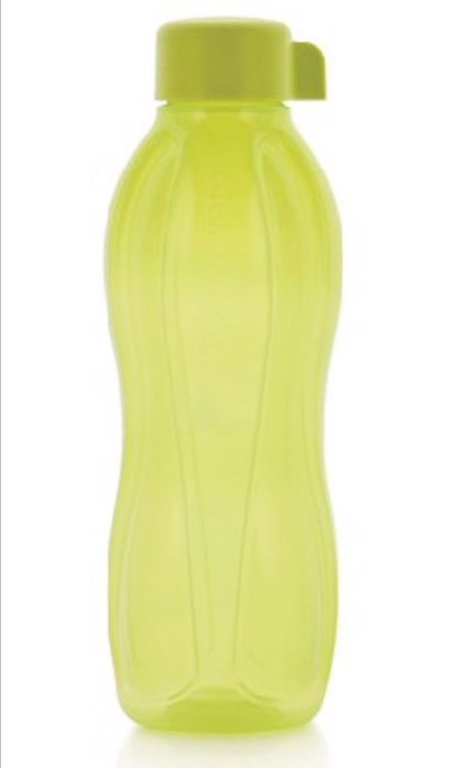Garrafa 750ml verde/amarelo Tupperware
