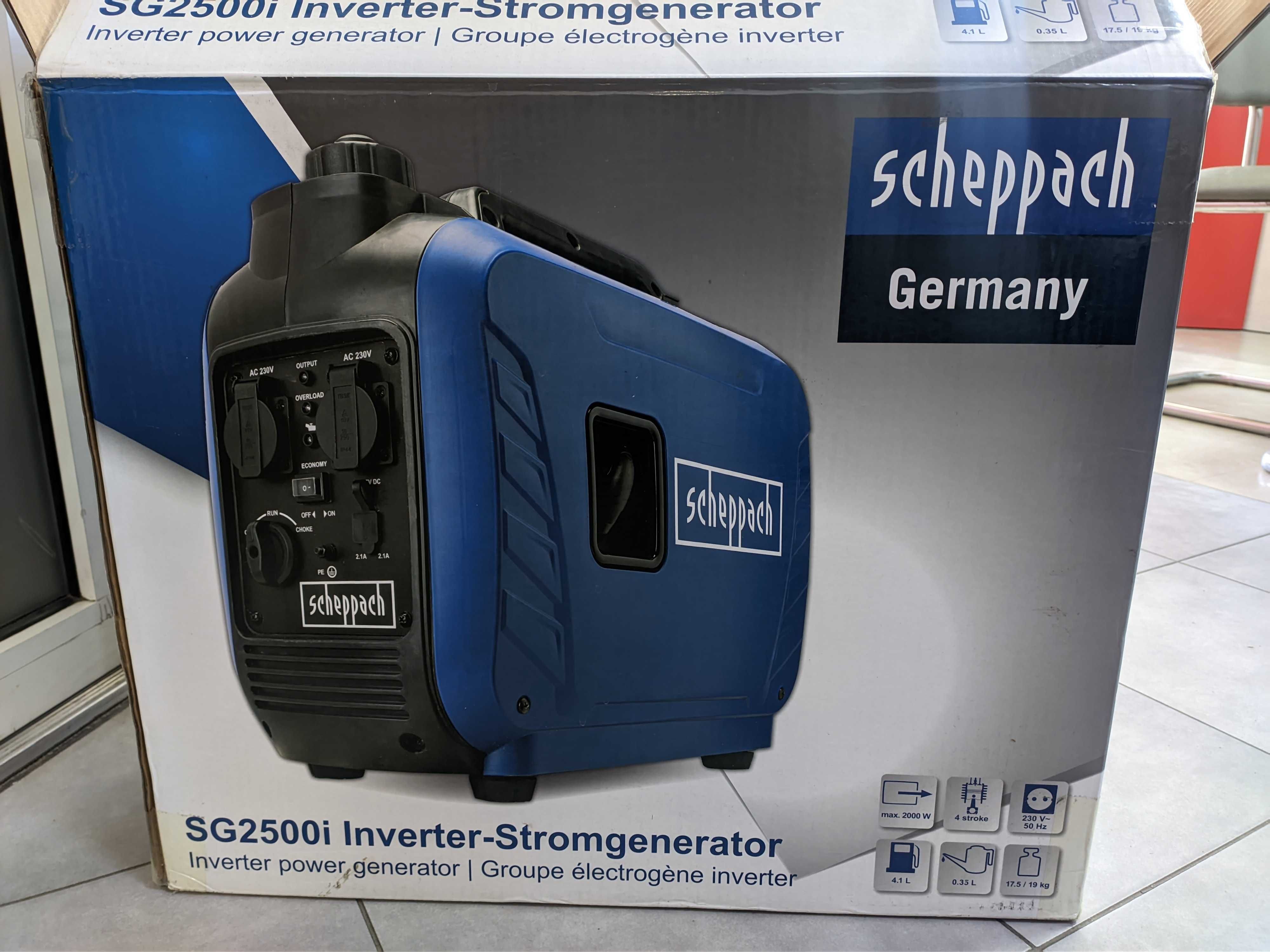 Генератор інверторний Scheppach SG2500I - 2 кВт привезений з Німеччини