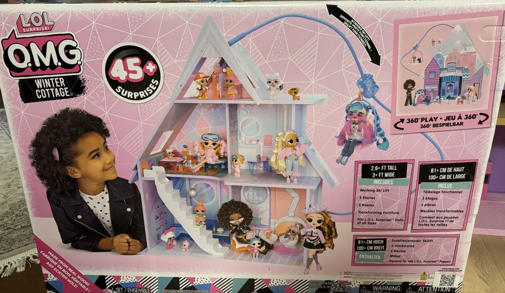 Іграшковий будинок LOL Surprise OMG зимовий коттедж