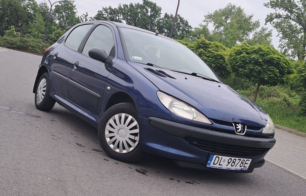 Peugeot 206 1.4 75km 2001r Nowy Rozrząd Oleje Belka Aku