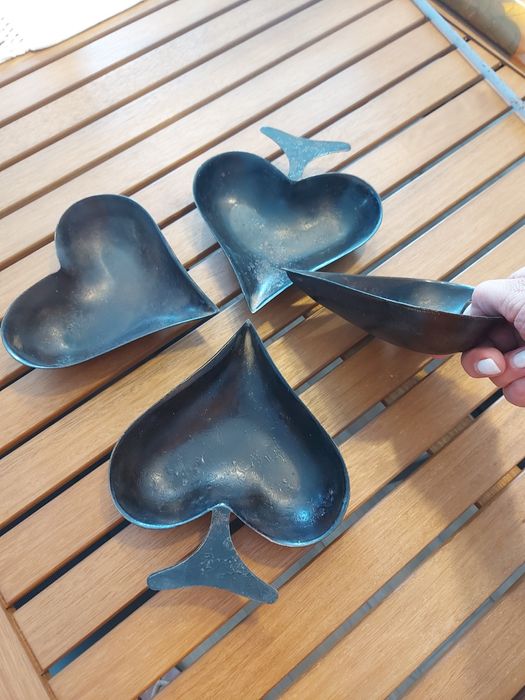 4 Taças Decorativas - Copas & Espadas