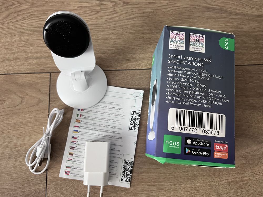 Inteligentna kamera Nous W3 - Niania elektroniczna