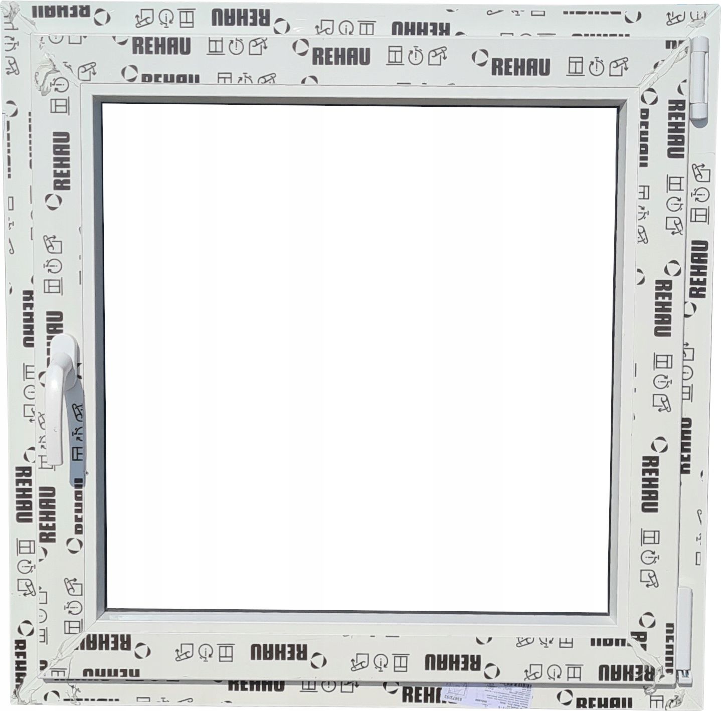 OKNO KacprzaK 80x80 Okna NOWE Białe PCV 800x800 Dostępne Od Ręki!