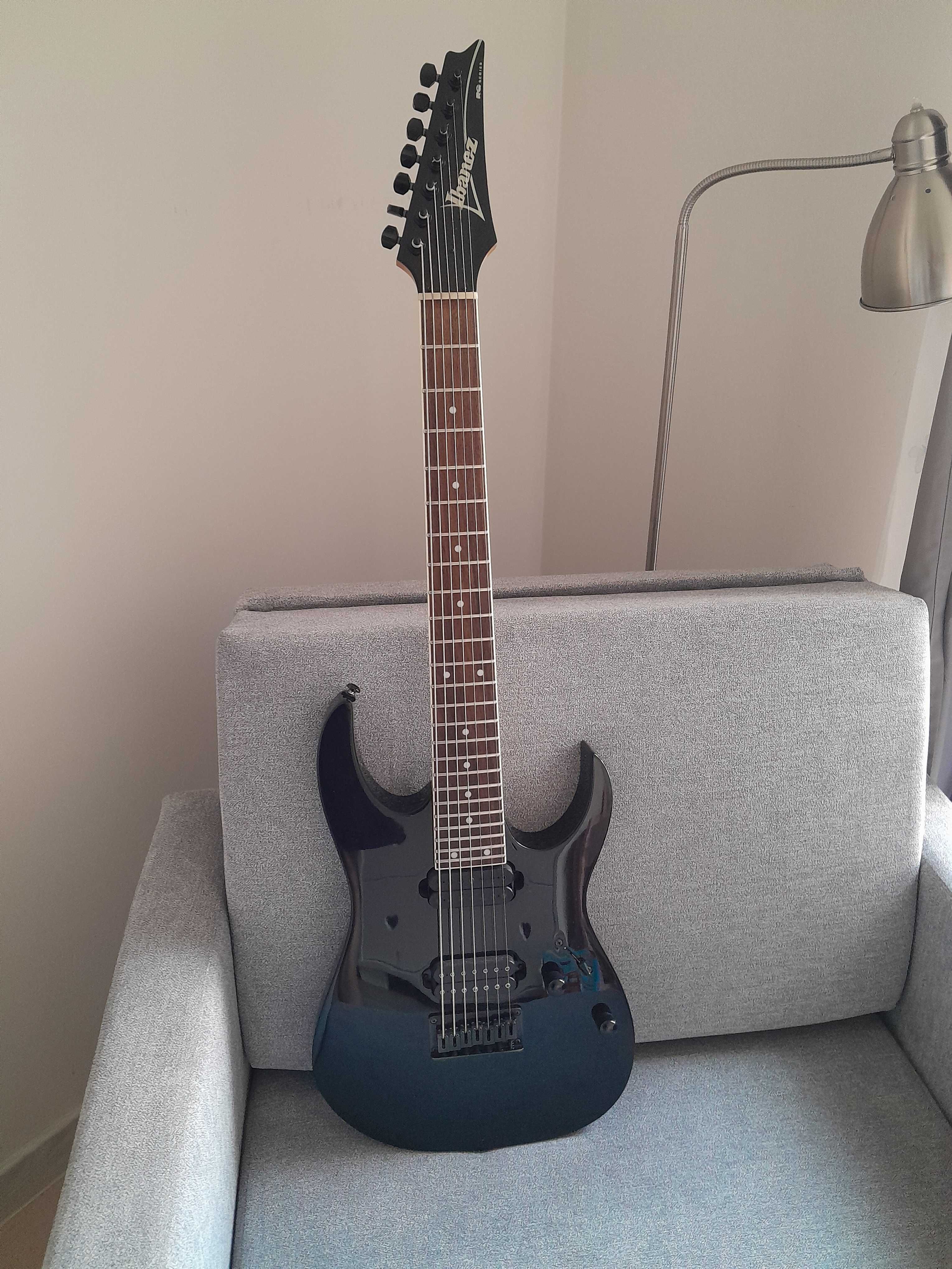 Ibanez RG7321, 7 strun, DiMarzio, Indonezja, siodełko kość. Zamiana