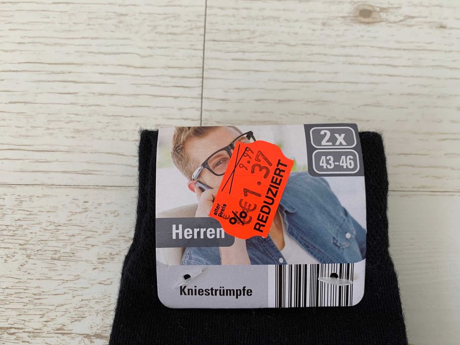 Szalik męski 100% wełna szary gratis skarpetki