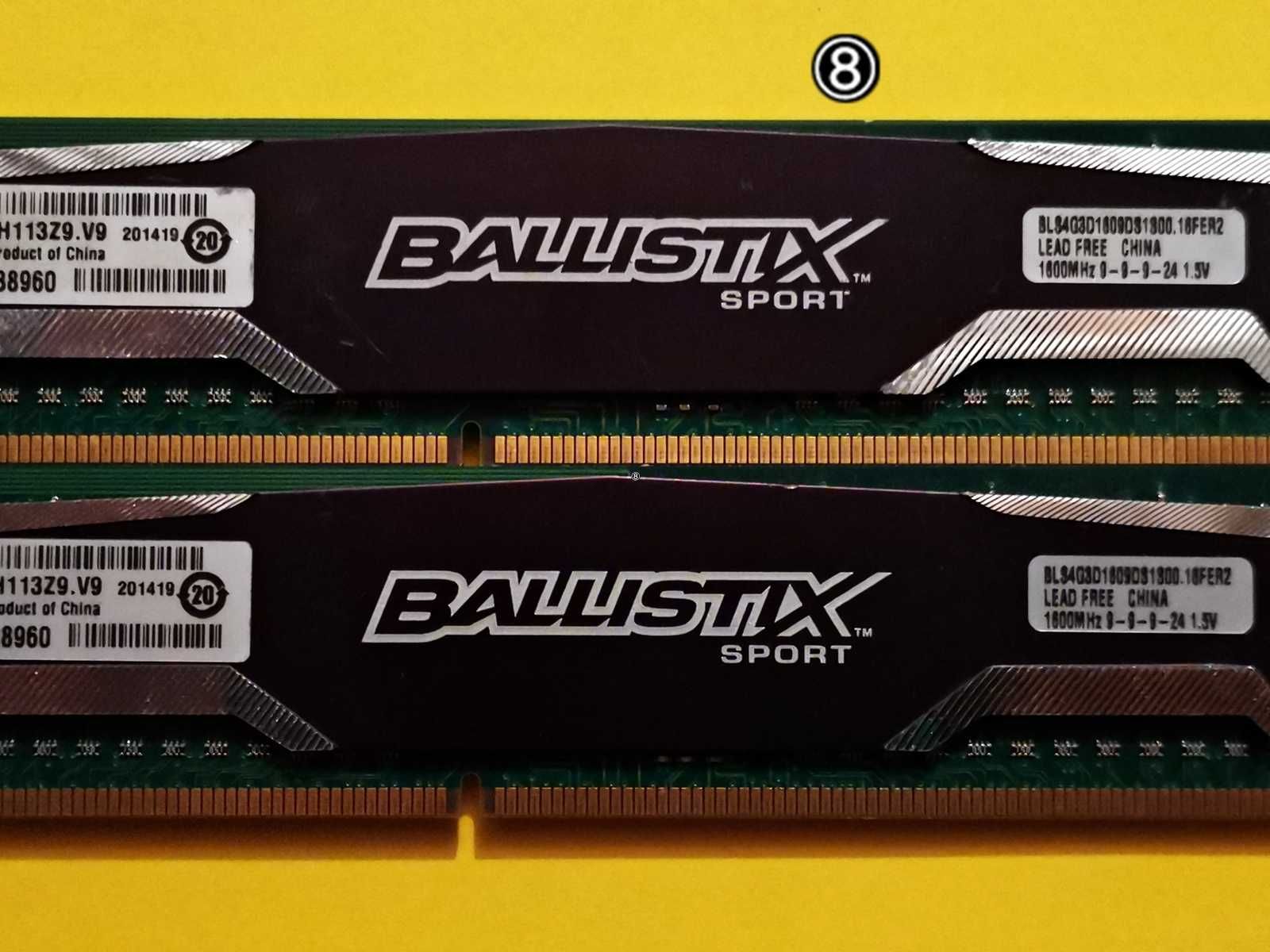 DDR3 8GB CruciaL BaLLisTiX 12800 -Komputer