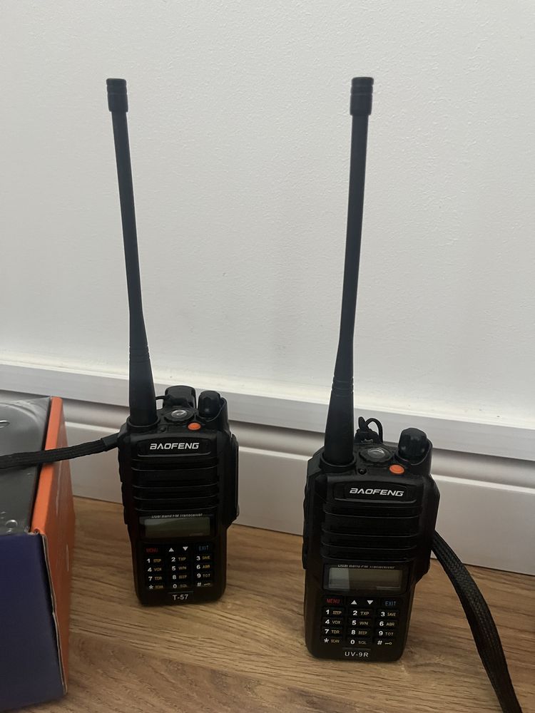 Wodoszczelna krótkofalówka Baofeng T57 VHF/UHF 5W PMR IP68 UV-9R
