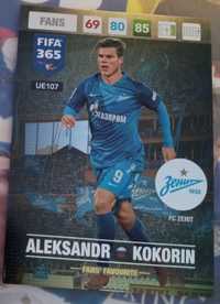 Karty piłkarskie Aleksandr Kokorin