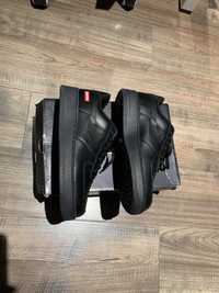 Supreme x Nike Air Force 1 Black Low Shoes EU 44