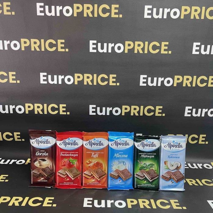Шоколад Alpinella Альпинелла 100, 270гр Польша АССОРТИМЕНТ в описании