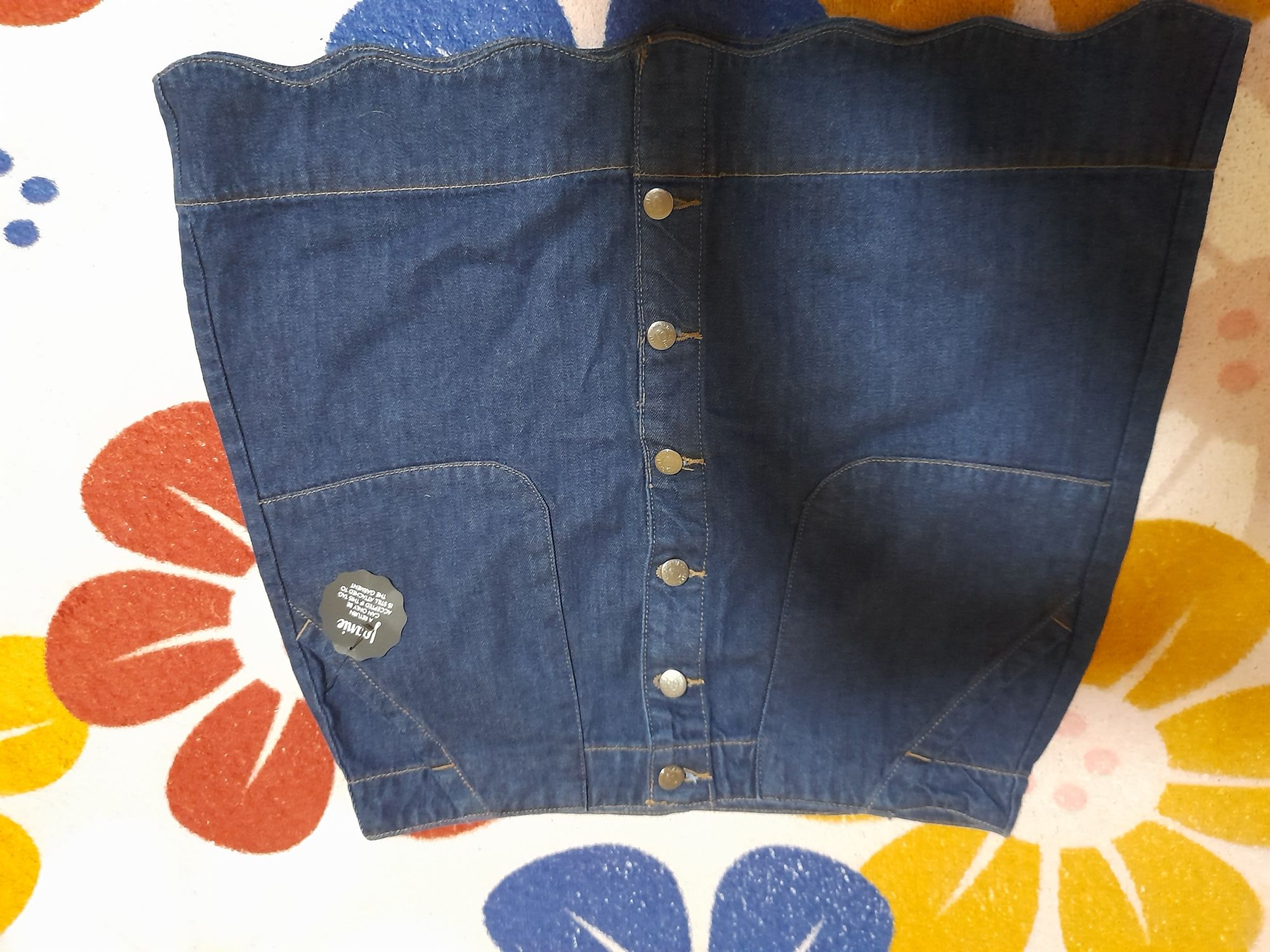 Нова жіноча джинсова спідниця розмір 16 (52-54)
