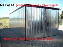 Garaż blaszany Garaże blaszane Cały Kraj WZMOCNIONY Blaszak SZYBKI TER