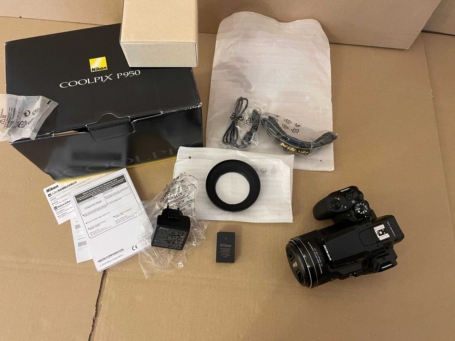 Nikon Coolpix P950 zoom x 83 Gwarancja Komplet Nowy Nówka