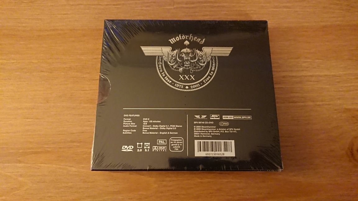 Motörhead Inferno CD+DVD 30th Anniversary Edit *NOWA* 2005 Folia SPV