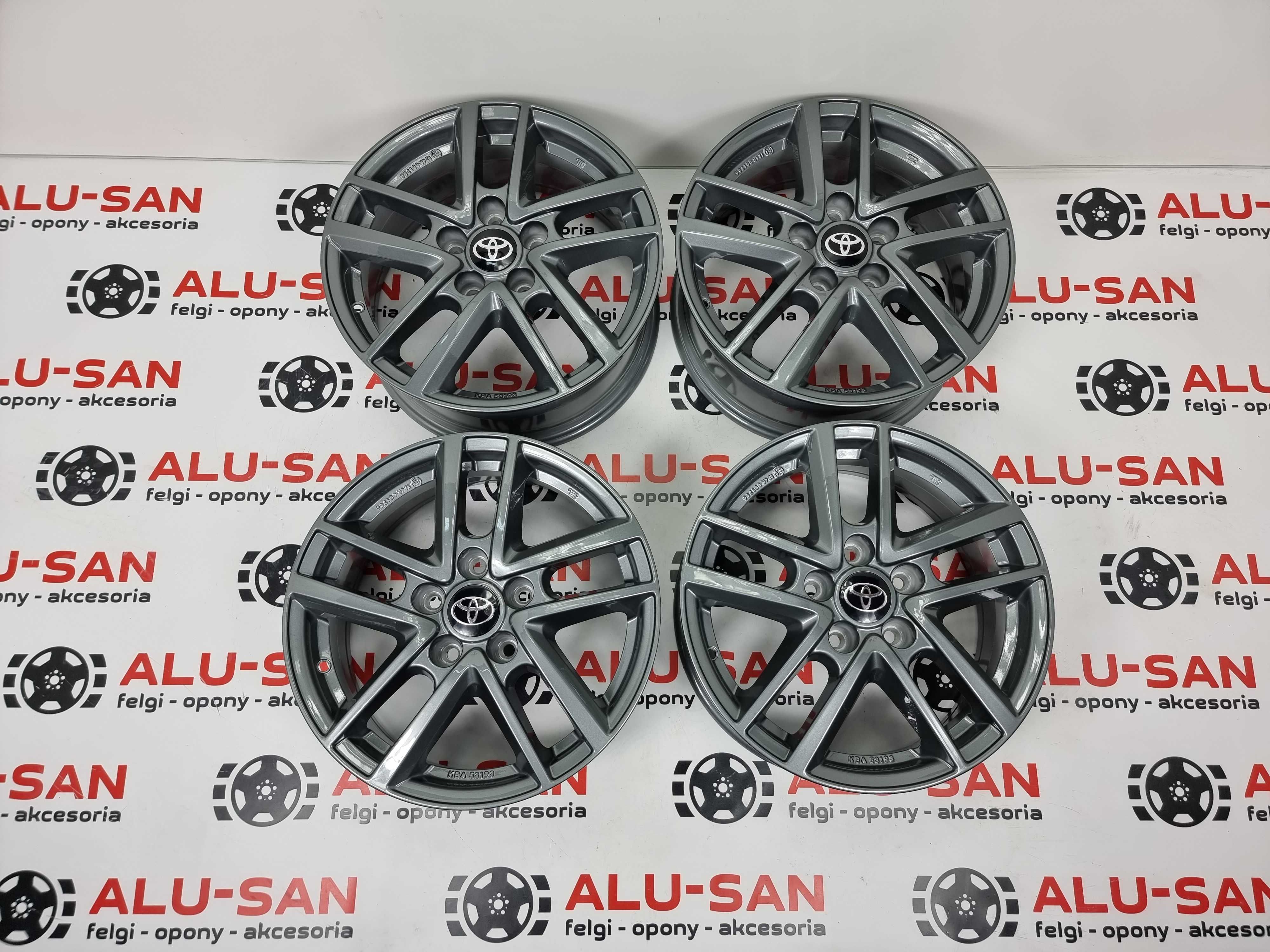 NOWE alufelgi TOYOTA 16" 5x114,3 Corolla Verso Prius Grafit