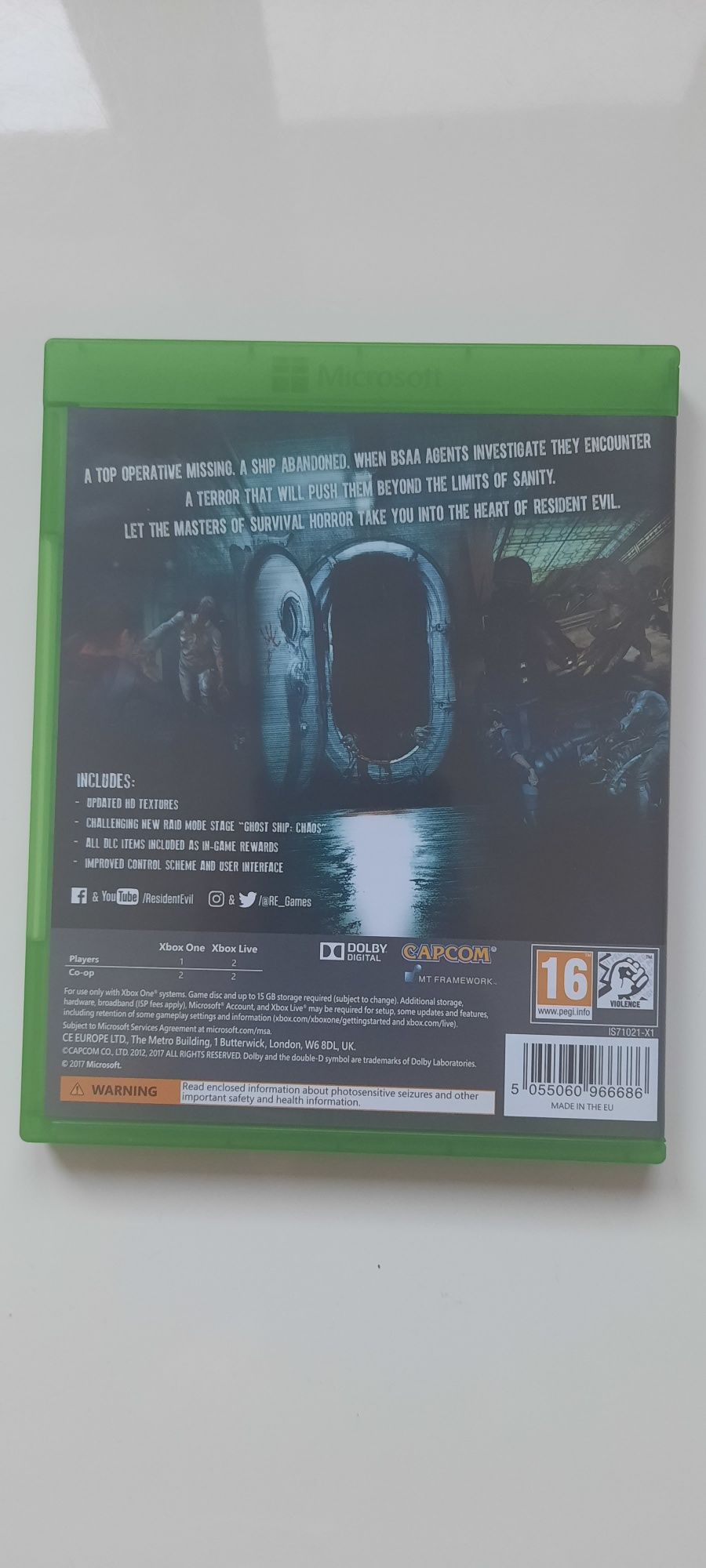 Resident Evil Revelations xbox one wersja PL