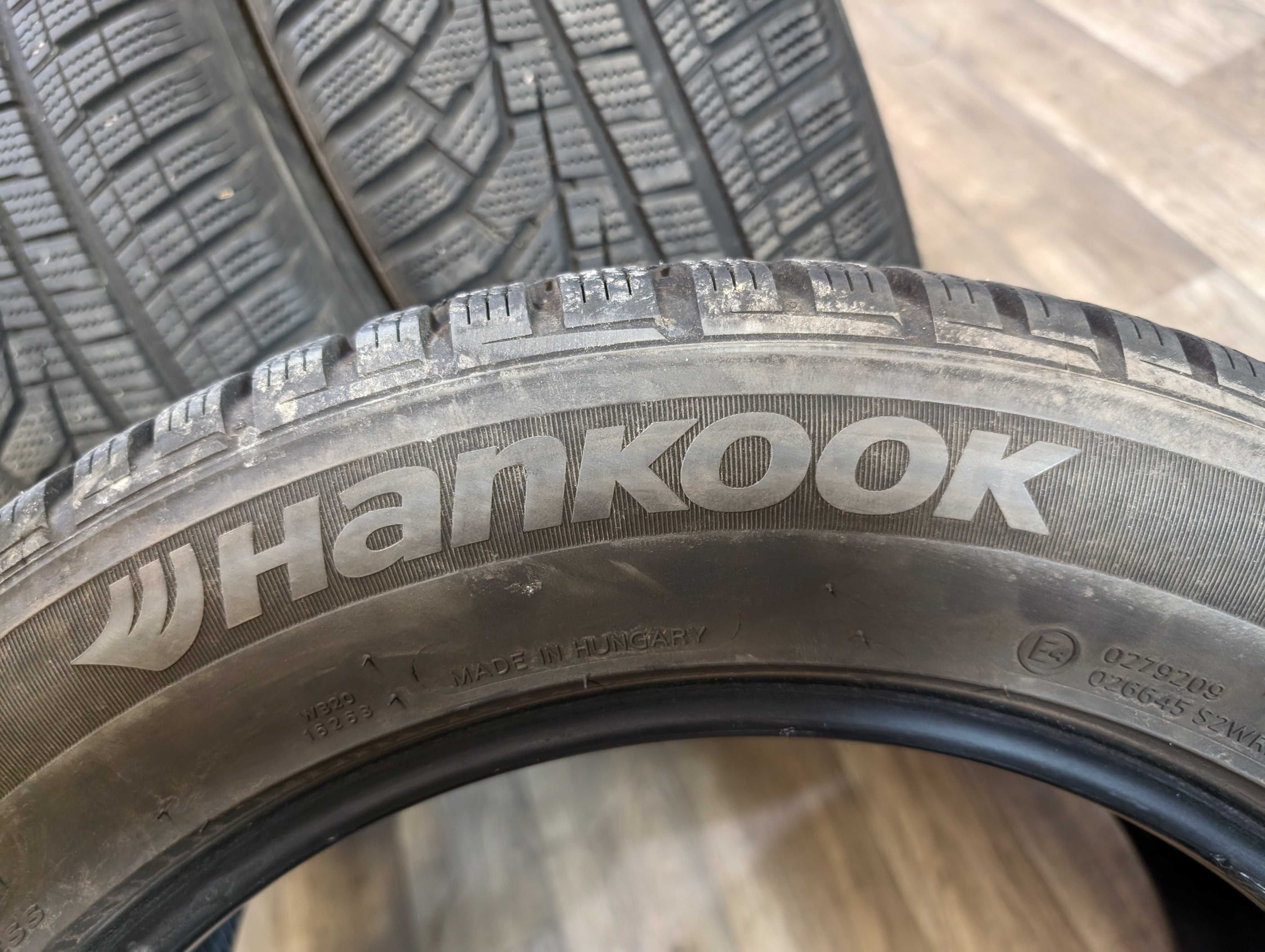 4xzimowe hankook winter icept evo2 235/55/17 70% bieżnika