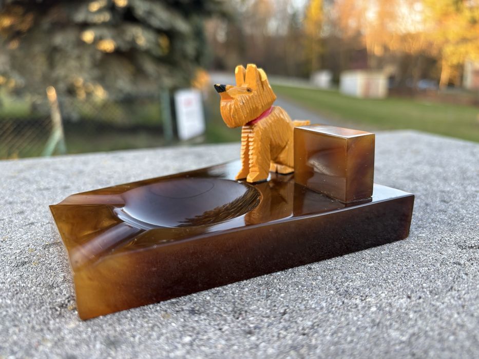 Popielniczka Bakelit Art Deco vintage design