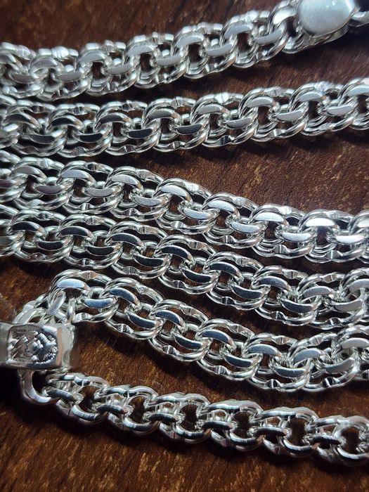 Цепочка ланцюжок 60см з хрестиком срібло 925