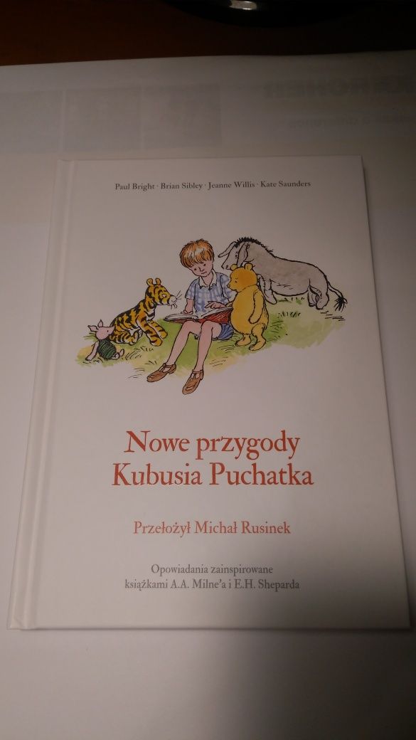 Książka dla dzieci ,,Nowe przygody Kubusia Puchatka" - Michał Rusinek