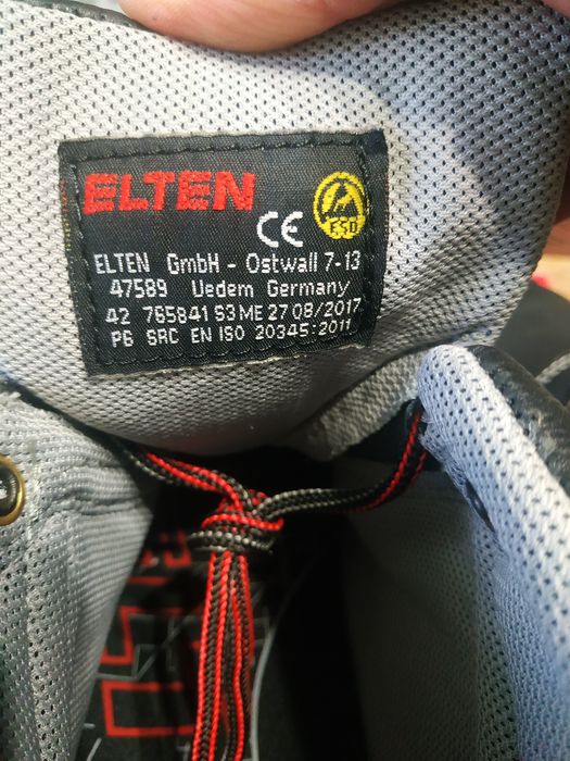 Німецькі робочі з металоноском S-3. 42-розмір,нові.