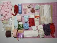Девочке набор шитья заготовка игрушка русалочка, ткань и тесьма к ней