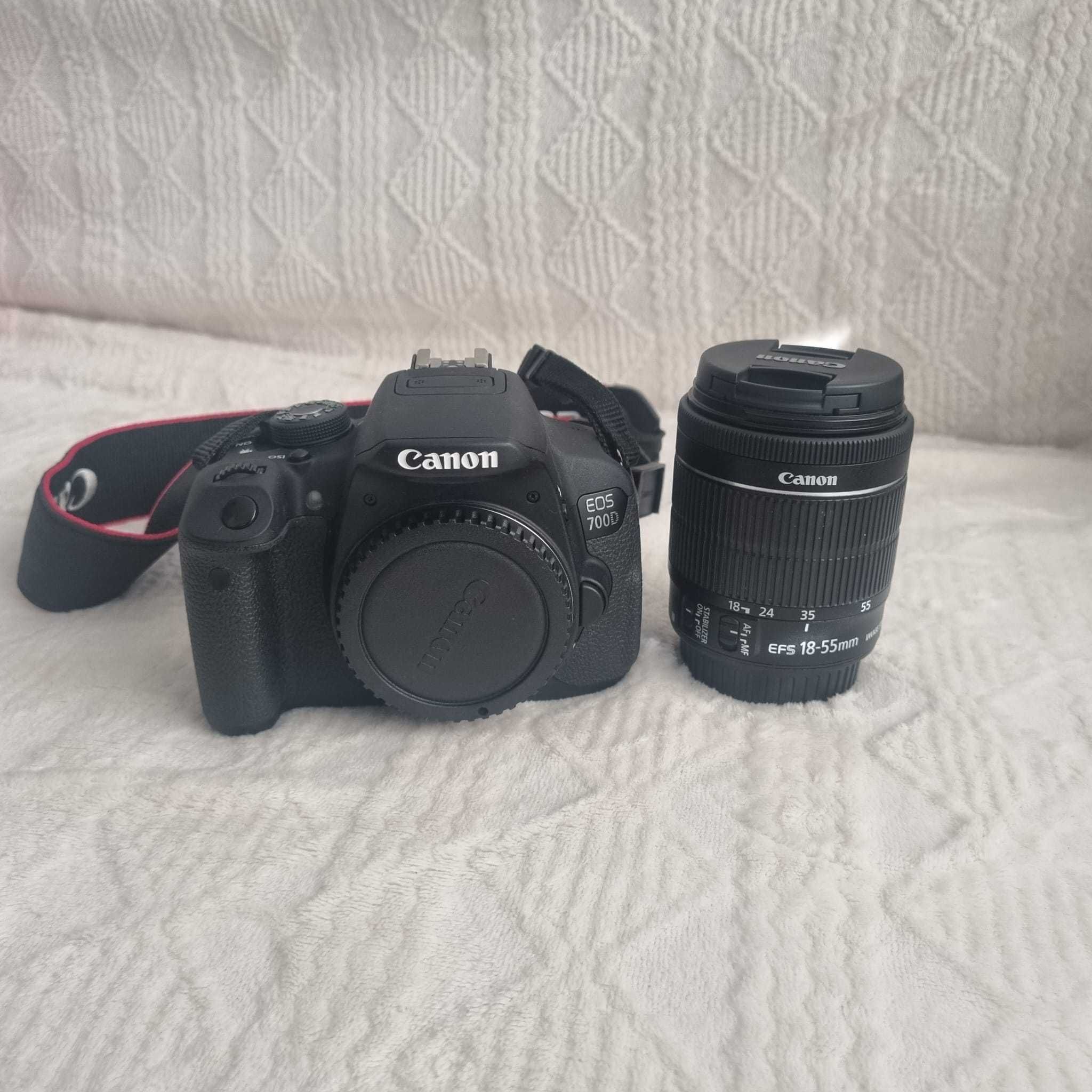 Canon EOS 700D + 18-55mm + SIGMA 10-20 mm 1:3,5 DC HSM  jak NOWY