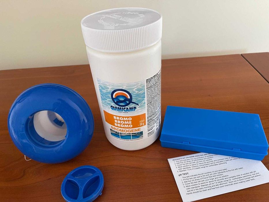 Piscina e SPA - Análise Cloro e PH, Difusor Flutuante e Cloro